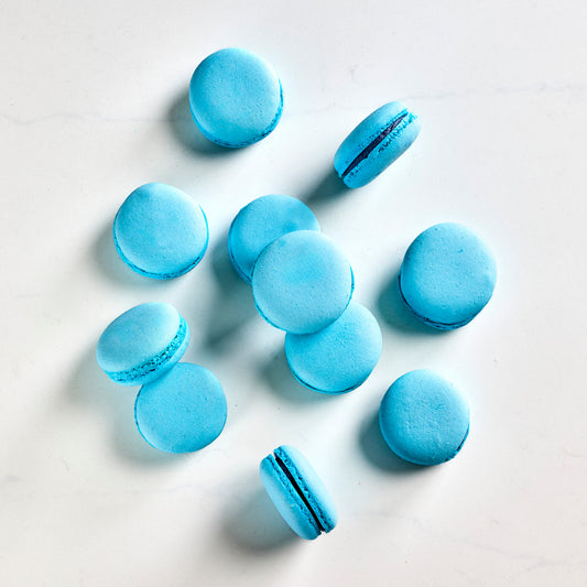 Basil & Blueberry Macaron