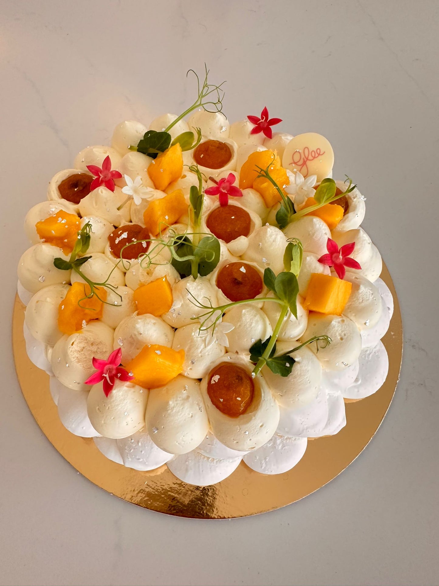 Pavlova de Maracujá e Manga