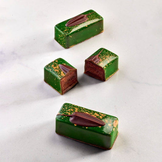 Hazelnut, Lime and Shiso Bonbon